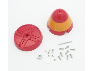 Freewing 1.4M P-51D HP "Old Crow" 4 Blade Spinner Set  Freewing 1.4M P-51D HP "Old Crow" 4 Blade Spinner Set